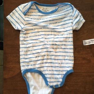 Calvin Klein short sleeve onsie